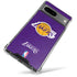 NBA Los Angeles Lakers Purple Primary Logo Google Pixel 7a Clear Case